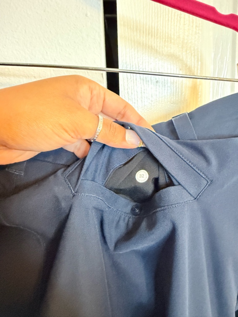 Men's Lululemon Commission Pants Navy 32 - Picture 6 of 6